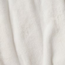 Aris Carved Stripe Faux Fur Heated Throw